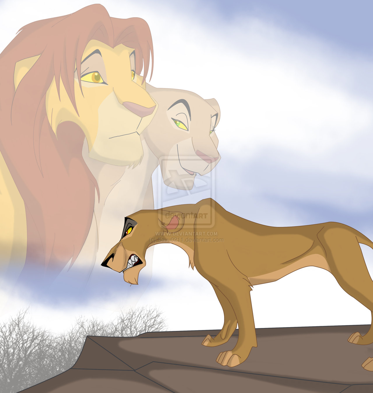 Король Лев родители Зиры